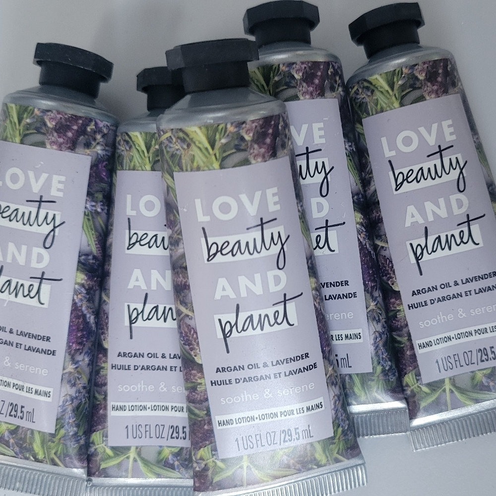 24 Tubes 1 Oz Of Love Beauty and Planet Hand Lotion - Lavender W/Argan Oil